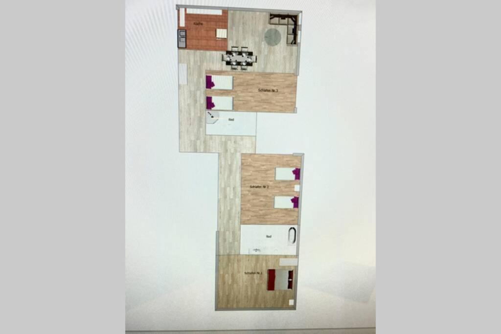 דיסלדורף Apartment 120 Qm -3 Schlafzimmer-2 Baeder- Fuer 7 Gaeste מראה חיצוני תמונה
